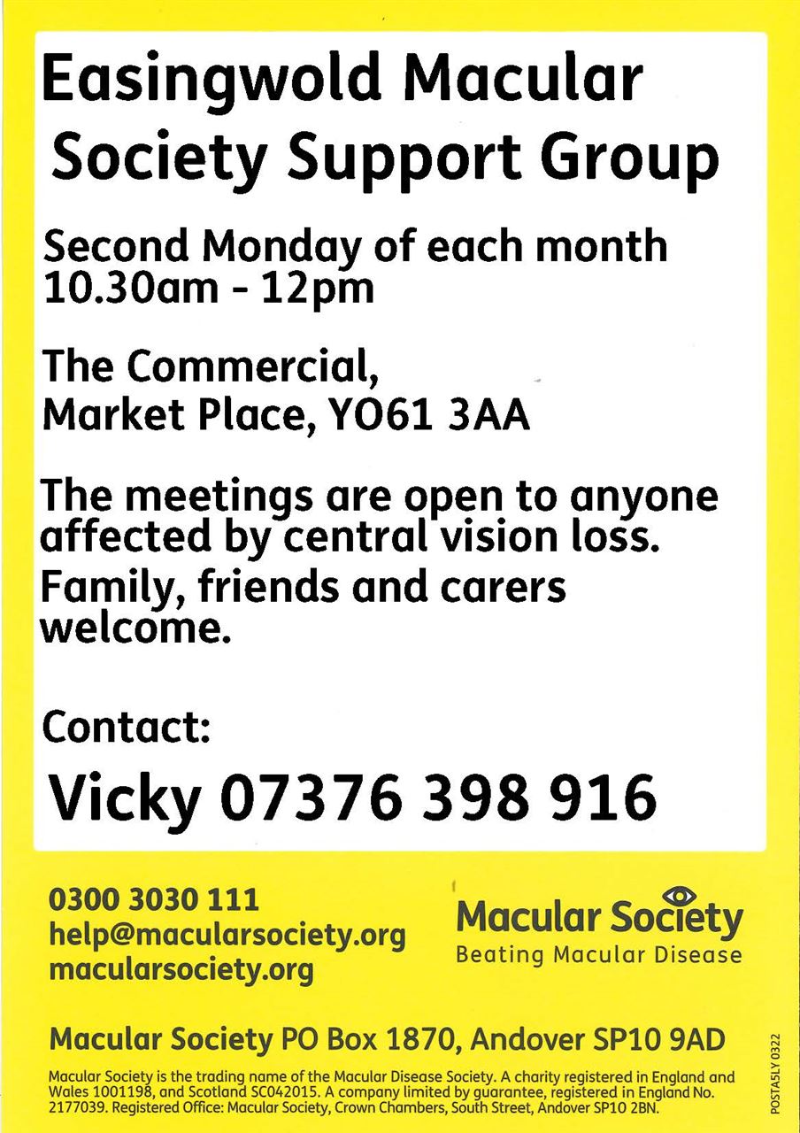 Macular Society Support Group